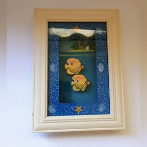 90s Resin Tropical Fish 3d Art